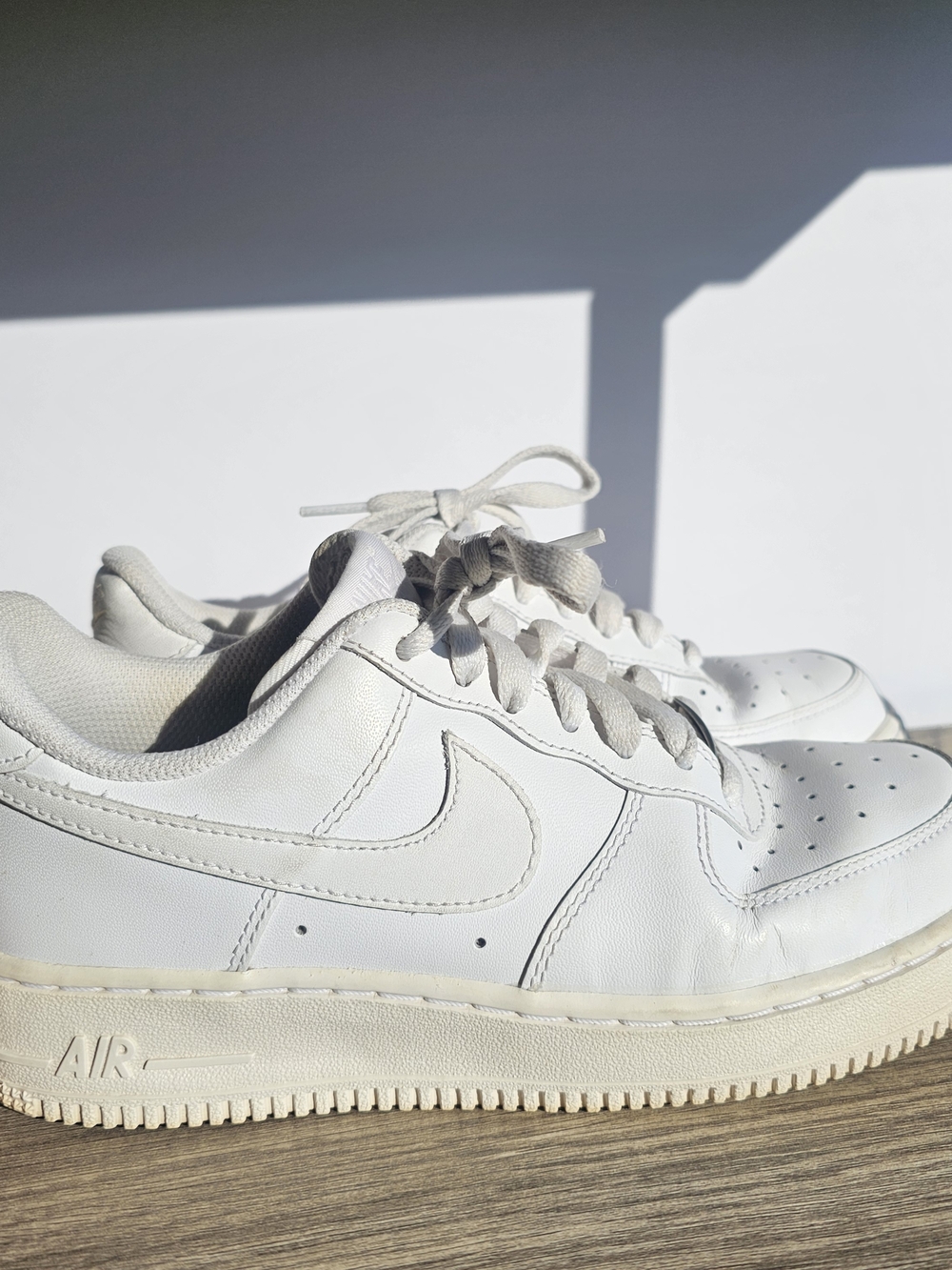 Nike Air Force 1 Low White Sneakers Kids‎ Youth Classic School Gym Size 6